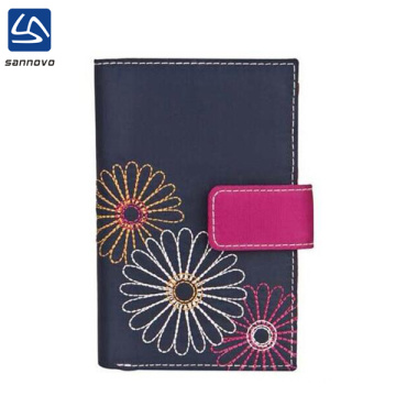sannovo wholesale fashion design flower wallet women
